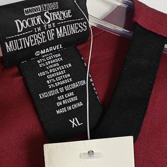 Her Universe Marvel Wanda Maximoff Scarlet Witch Swing Dress Size XL Pockets New - Picture 12 of 14